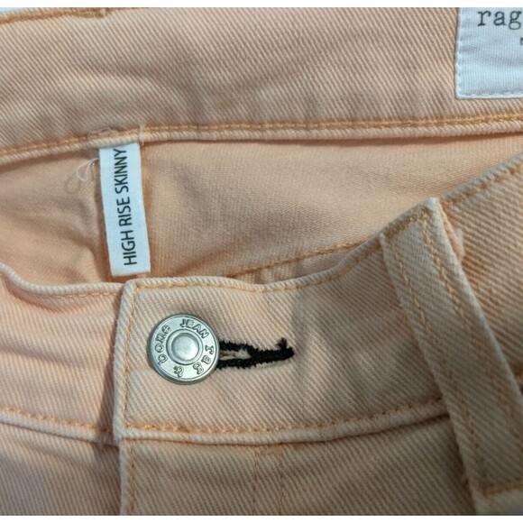 Rag & Bone Jeans Size 27 High Rise Skinny Denim W1532O137PRS Prairie Sun - Picture 6 of 9